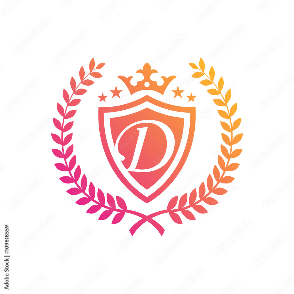 Fototapeta premium Vintage Wreath Emblem