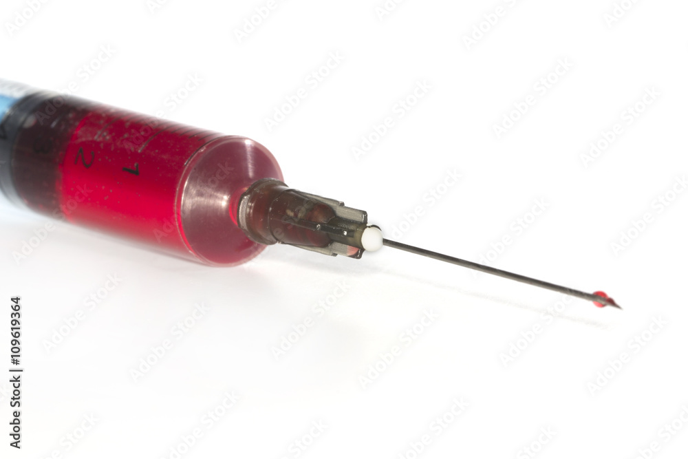 syringe isolated syringe isolated