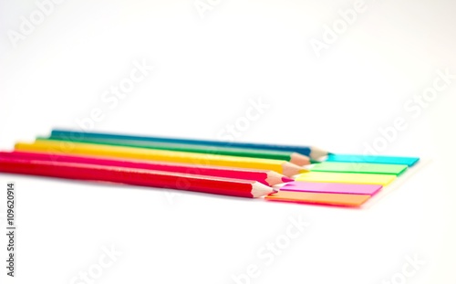 colored pencils stickers photo