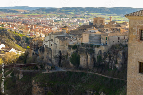 General view of the historic city of Cuenca  Spain