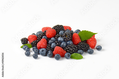 Heap of fresh berries