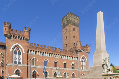 Asti palazzo medici del vascello torre comentina monumento unità di italia piemonte italia italy photo