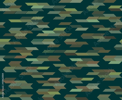 Geometric Camouflage Pattern