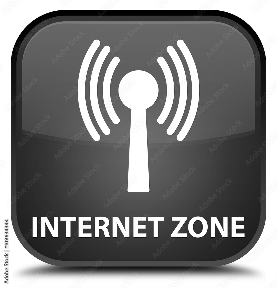 Internet zone (wlan network) black square button Internet zone (wlan network) black square button