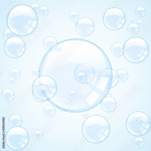 Blue bubbles illustration © Ilya Rumyantsev