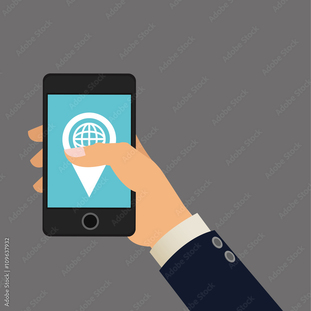 Technology design. social media icon. smartphone concept Technology design. social media icon. smartphone concept