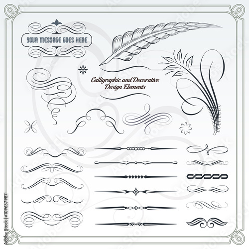 Calligraphic and Decorative Design Patterns