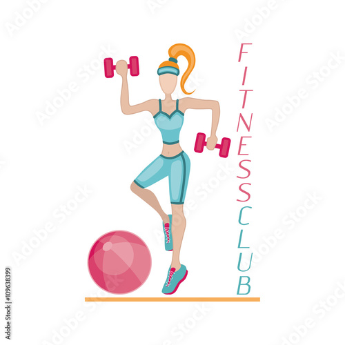 Fitness background women