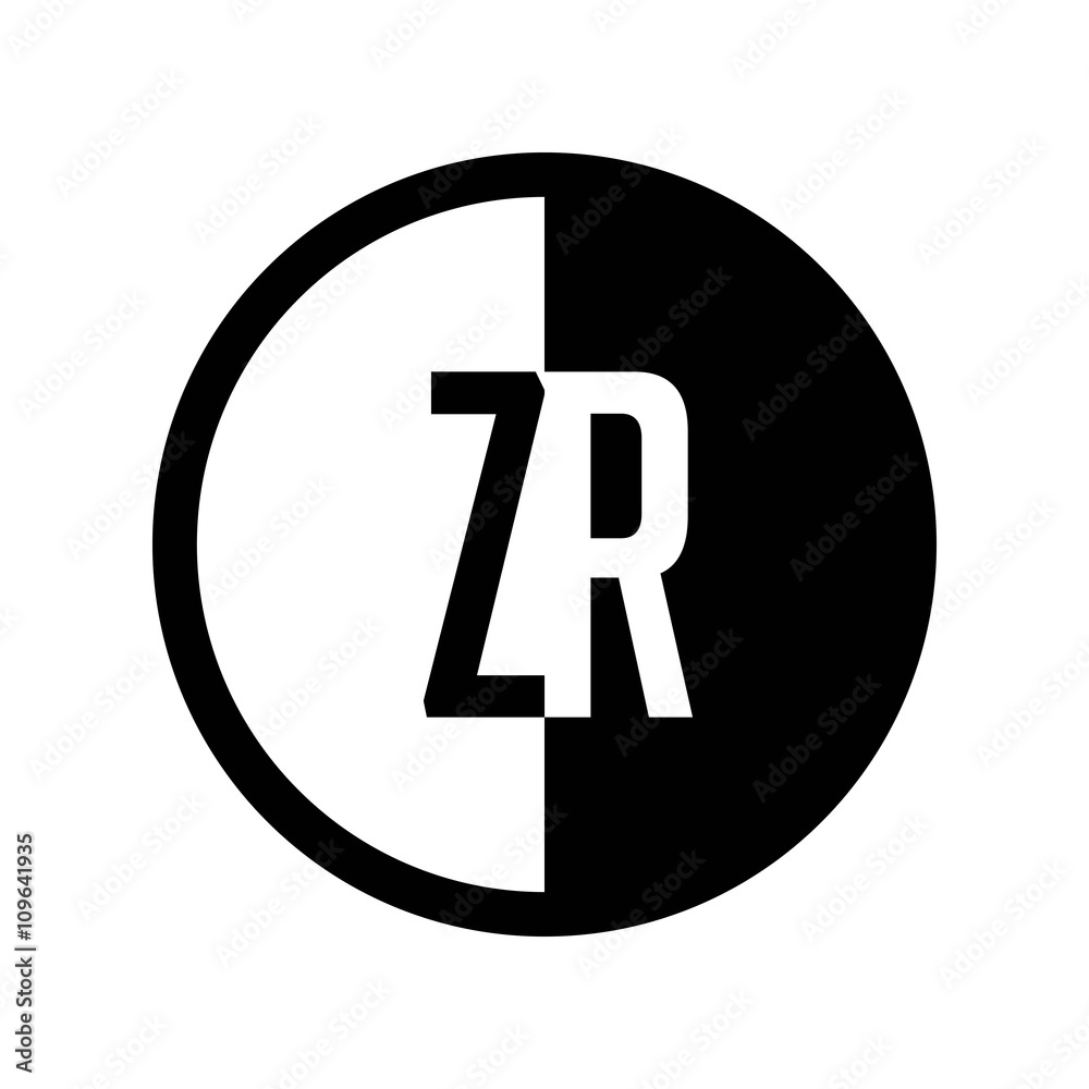 INITIAL CIRCLE HALF LOGO ZR INITIAL CIRCLE HALF LOGO ZR