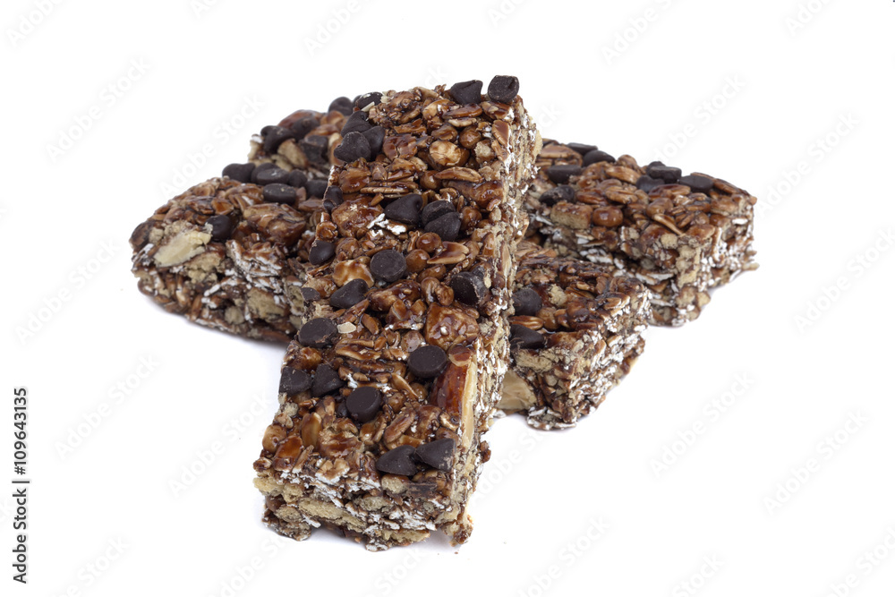 three granola bars