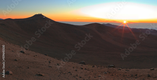 Fototapeta Naklejka Na Ścianę i Meble -  Mars surface. Elements of this image furnished by NASA