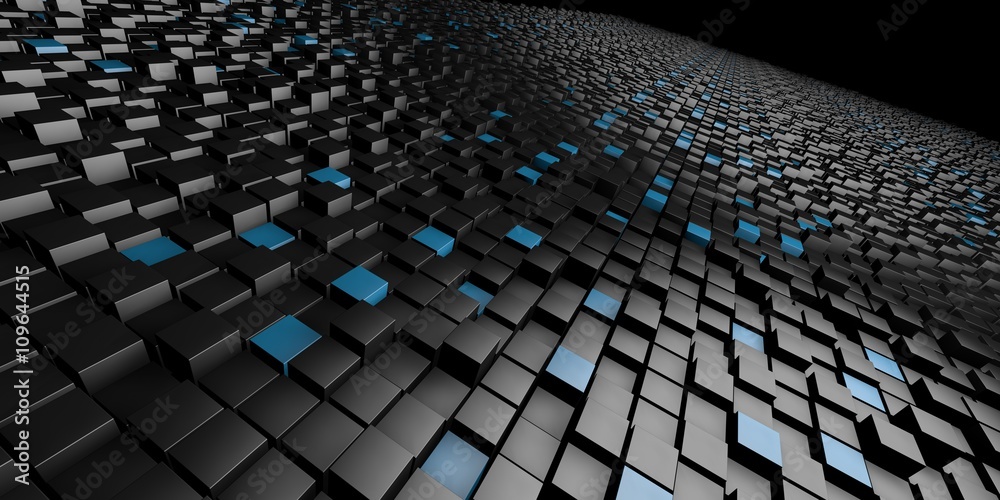 Fototapeta premium Cubes background