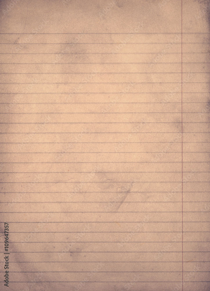 Fototapeta premium Vintage Grungy Lined Paper