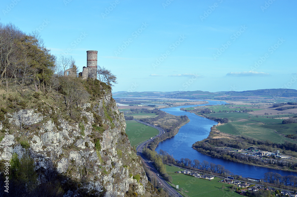 Kinnoull Hill and the River Tay, Perth, Scotland