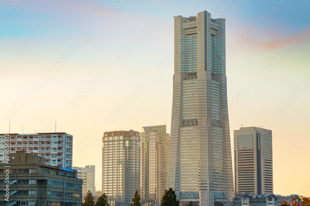 THe Landmark Tower at Minato Mirai Area in Yokohama, japan THe Landmark Tower at Minato Mirai Area in Yokohama, japan