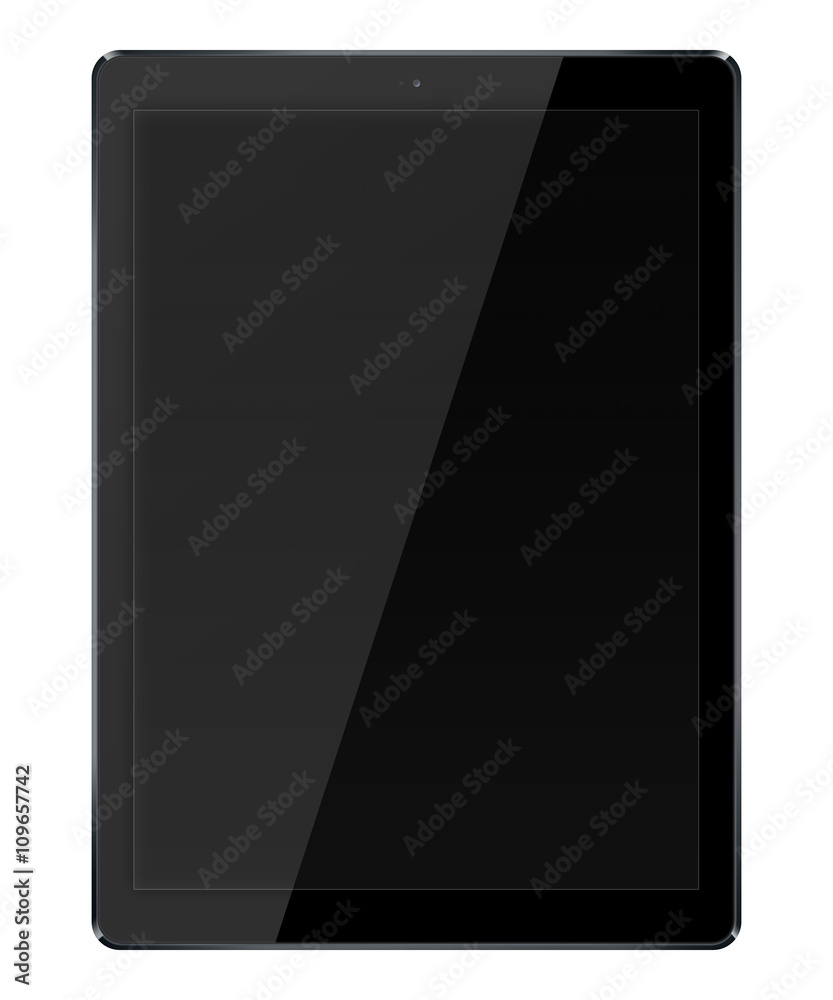 Tablet pc computer isolated on white background. Tablet pc computer isolated on white background.