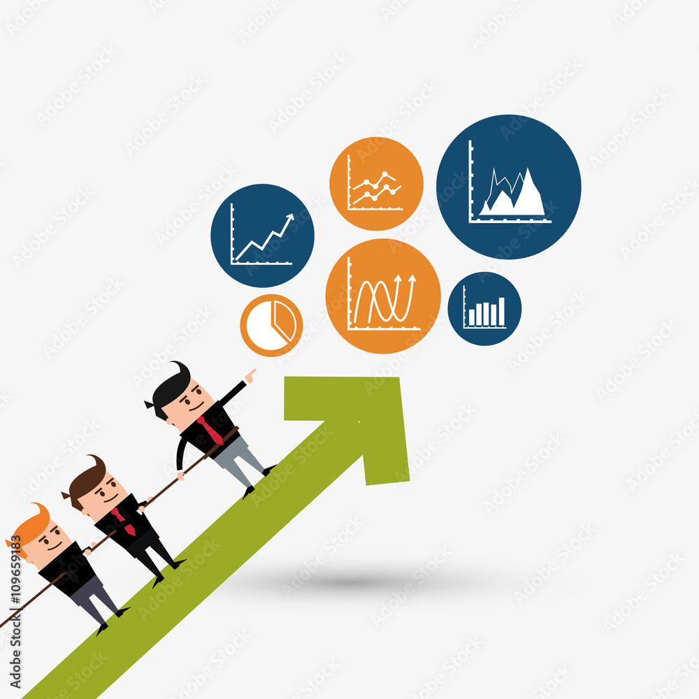 Project design. Businessman icon. Infographic concept Project design. Businessman icon. Infographic concept