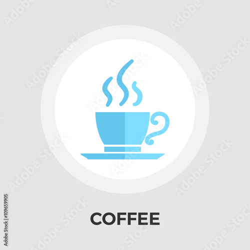 Cup of coffee flat icon