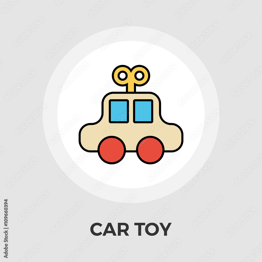 Car toy Vector Flat Icon Car toy Vector Flat Icon