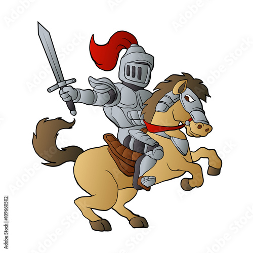 Knight on Horse