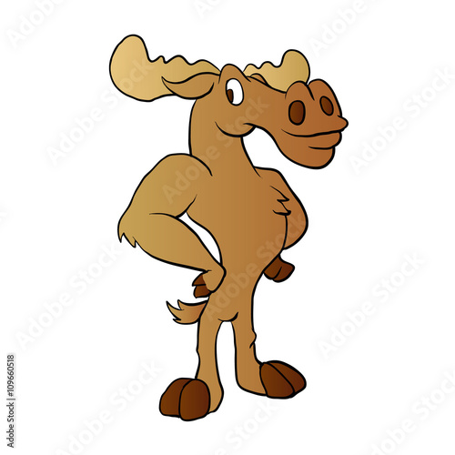 Funny moose 