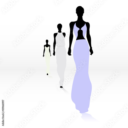 Women on the runway