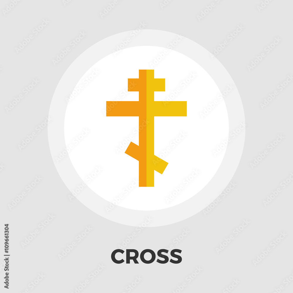 Cross flat icon Cross flat icon
