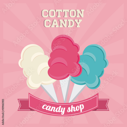 Candy design. sweet icon. dessert concept, vector illustration