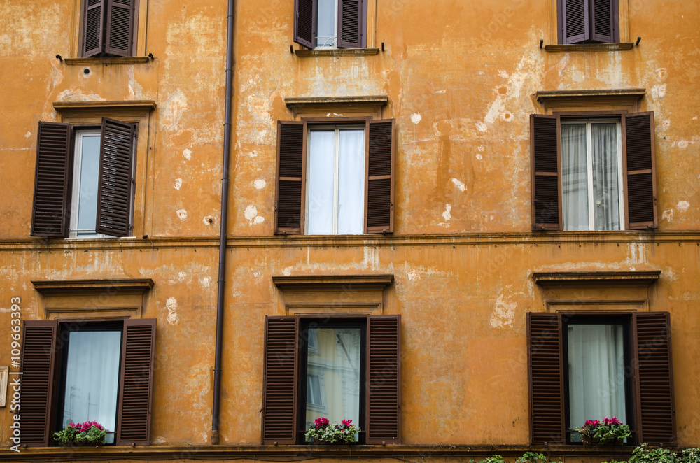 Italian house facade