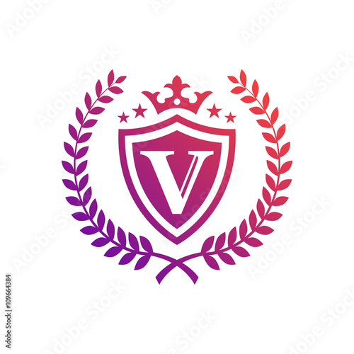 Elegant Wreath Emblem