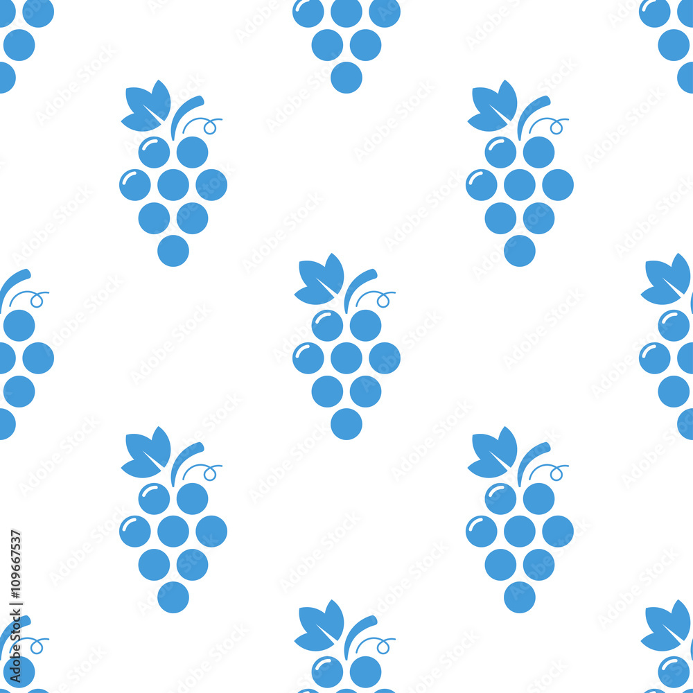 Grapes seamless pattern