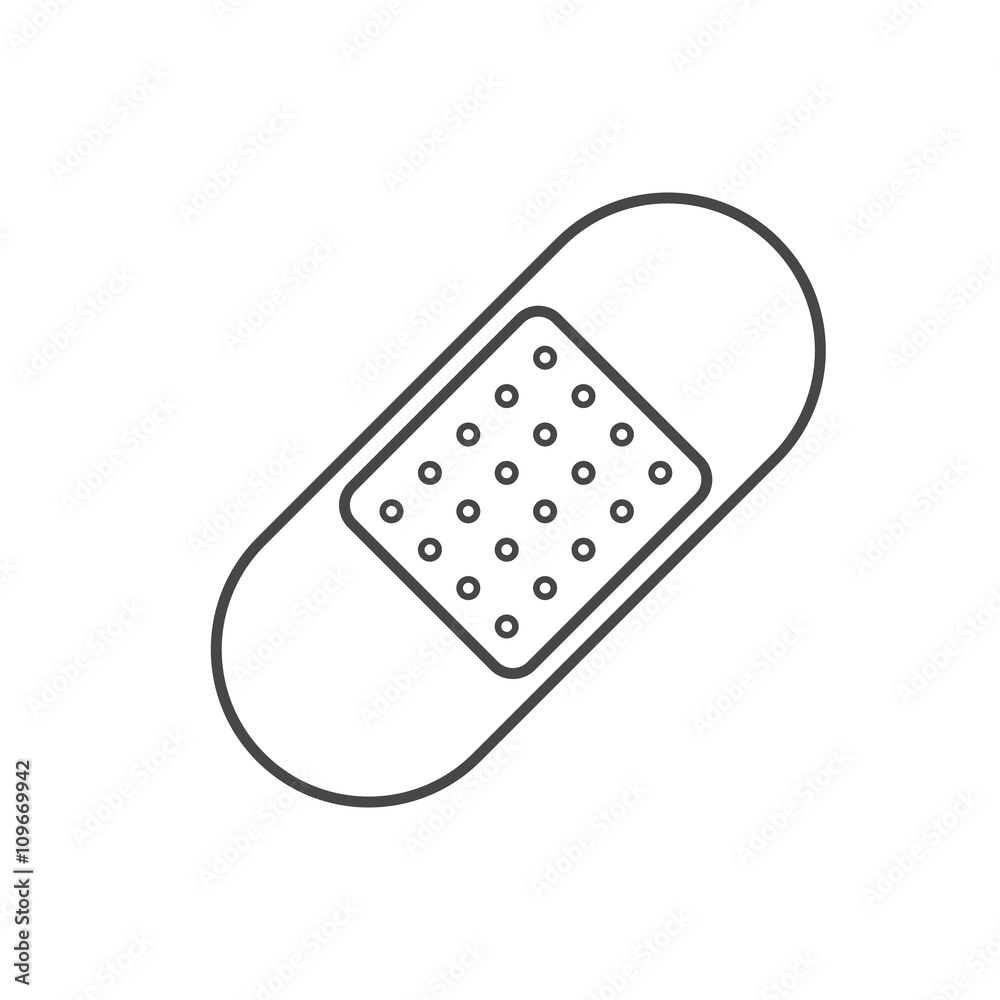Bandage medical vector icon Bandage medical vector icon