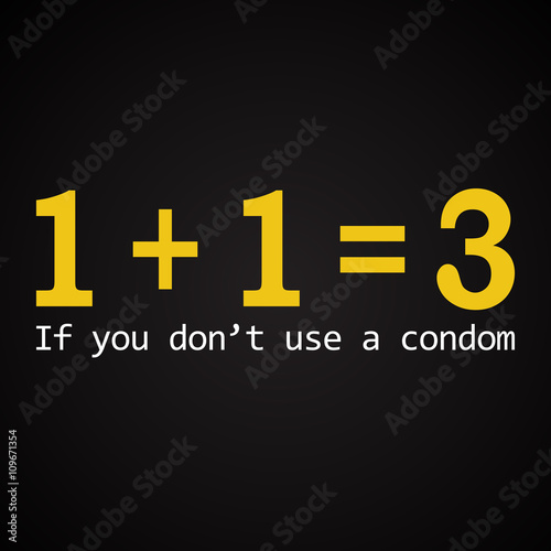 Mathematical quotes - funny inscription template