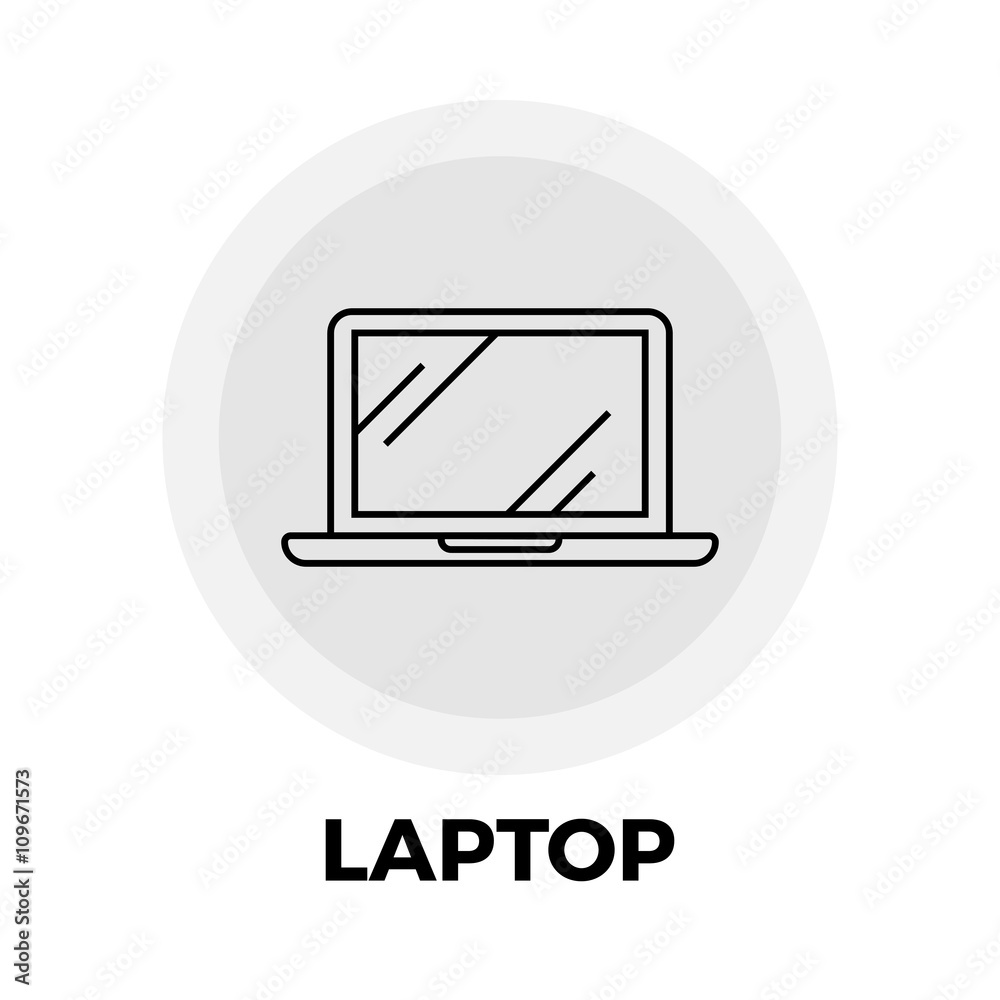 Laptop Line Icon Laptop Line Icon