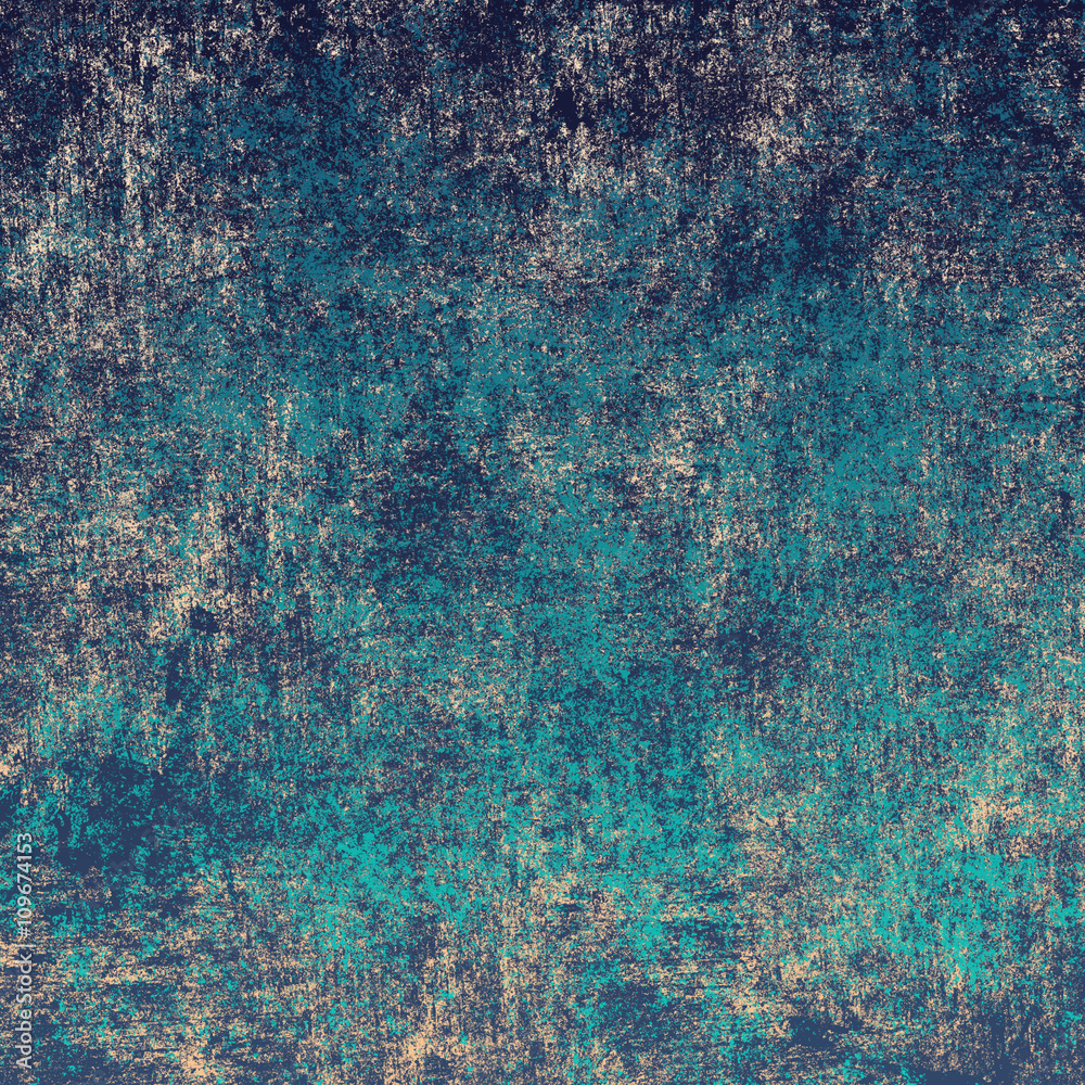 Grunge background dark blue