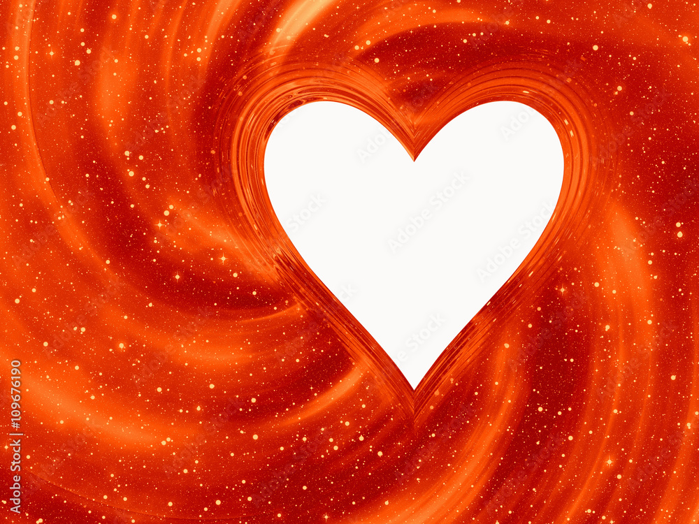 heart frame on sun rays backgrounds with clipping path Stock ...