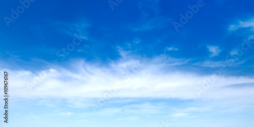 clouds in blue sky © Serghei V