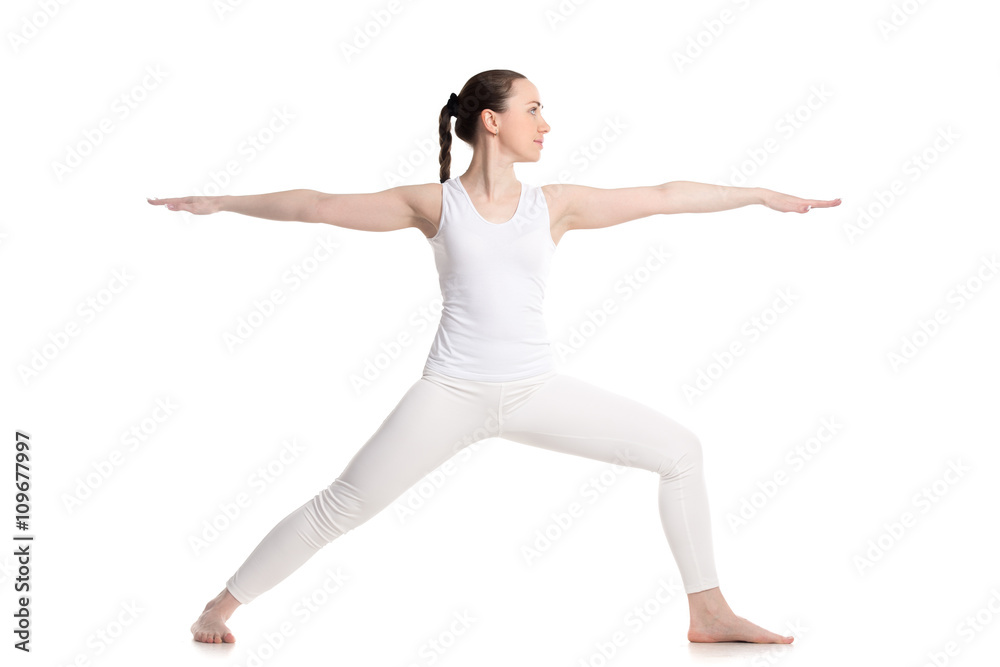 Fototapeta premium Yoga Warrior 2 Pose