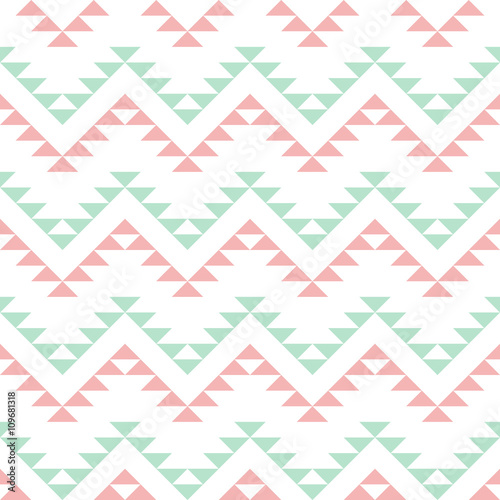 seamless pattern with abstract geometric ornament