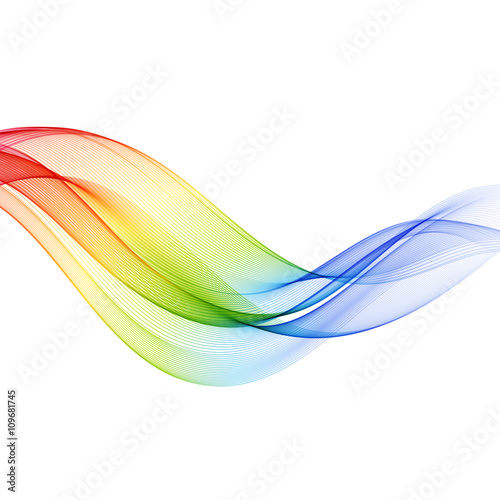 Vector Abstract color wave 