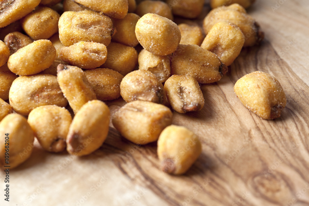 close-up shot of roasted peanut. close-up shot of roasted peanut.