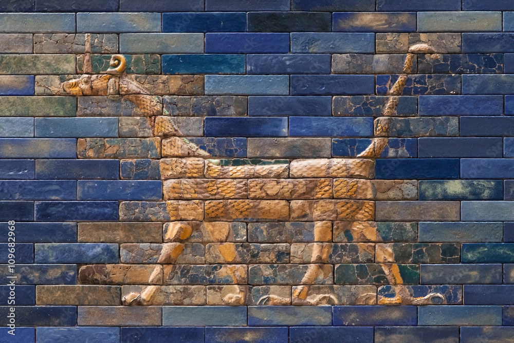 Mosaic of a Dragon on the Ishtar Gate