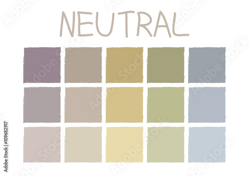 Neutral Color Tone without Code Vector Illustration