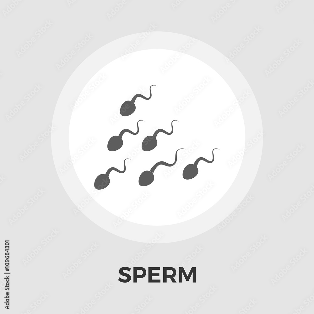 Sperm vector flat icon Sperm vector flat icon