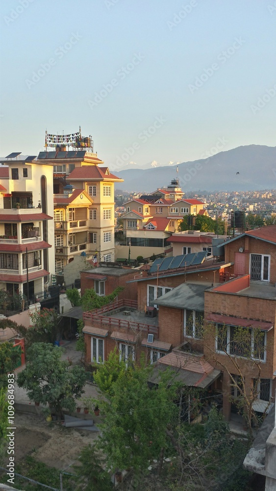 Sonnenaufgang in Kathmandu