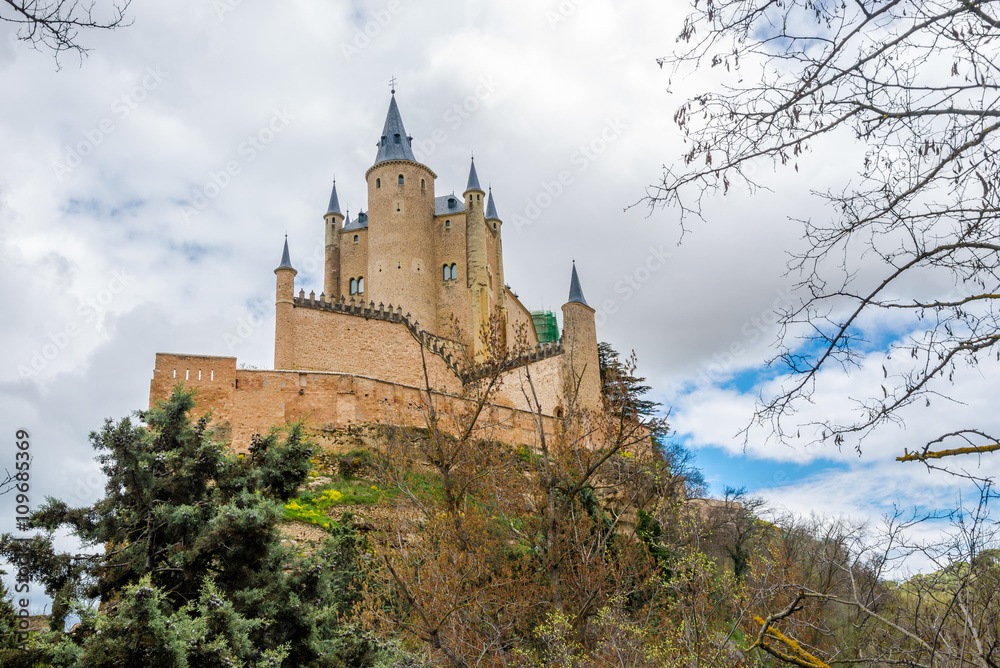 View at the Alcazar of Segovia