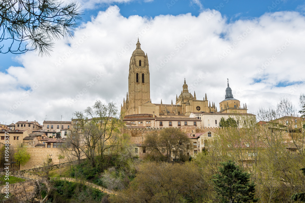View at the Cathedaral of Segovia