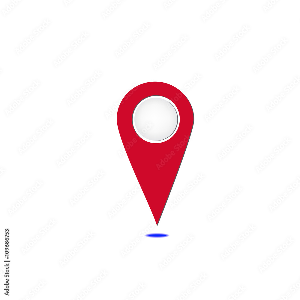 Map pointer icon,vector illustration Map pointer icon,vector illustration