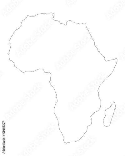 Karte von Afrika