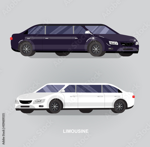 Luxury limousine car 